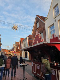 Foto vom Wagen des TGG auf dem Wiehnachtsmarkt achter d’Waag (Dezember 2023)