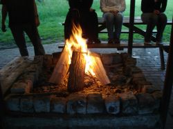 Foto vom Lagerfeuer