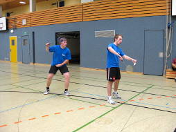 Beim Bezirksentscheid Badminton am 16.02.2009 in Rastede