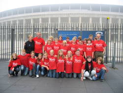 Foto von der Reise der TGG-Fußballtemas nach Berlin