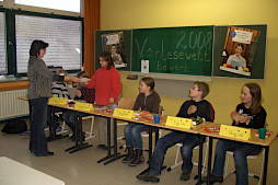 Foto vom Vorlesewettbewerb 2008 am TGG