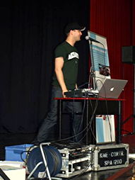 Foto vom Rap-Workshop mit Doppel-U im April 2010