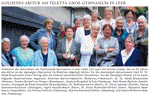 Ausschnitt aus der Ostfriesen-Zeitung mit dem Bericht von den Goldenen Abiturientinnen des TGG 2010
