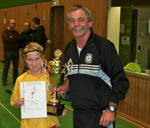 Foto von Mira Wissmann und Helmut Borgmann beim DFB-Turnier 2009