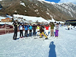 Foto vom Skiprojektkurs-Meransen 2012