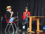 Foto vom Bookslam in der Aula des TGG