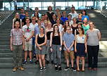 Gruppenfoto der 10e des TGG im Deutschen Bundestag am 07.07.2015