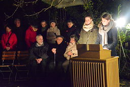 Foto von der Gedenkveranstaltung am 09.11.2015