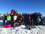 Gruppenfoto von der Skifreizeit in Meransen 2016