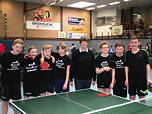 Foto des Jungenteams (WK III) des TGG beim Tischtennis-Bezirksentscheid am 10.02.2016