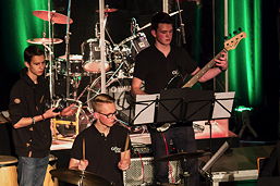 Foto vom Auftritt der Jazz-AG beim Musikschul-Jubiläumskonzert am 17.11.2017