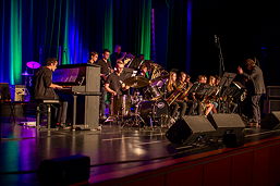 Foto vom Auftritt der Jazz-AG beim Musikschul-Jubiläumskonzert am 17.11.2017