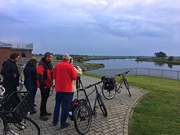 Foto von der Fahrt zum Polder Holter Hammrich am 18.09.2017