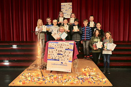 Foto vom Vorlesewettbewerb der 6. Klassen – Schulentscheid (2017)