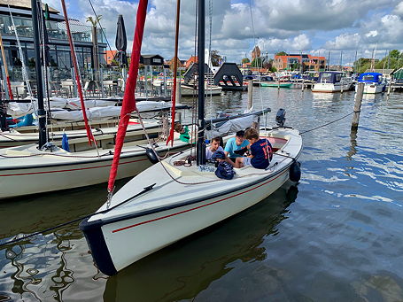 Foto vom Aufenthalt der Segel-AG in Holland (September 2019)