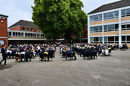 Foto von der Entlassungsfeier Abitur 2021 am TGG