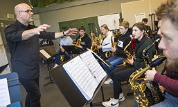 Foto vom Bigband-Workshop in Hannover (Februar 2023), Foto: Jörg Scheibe