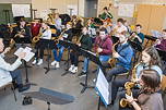 Foto vom Bigband-Workshop in Hannover (Februar 2023), Foto: Jörg Scheibe