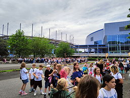 Foto der Fahrt der Chorkids nach Hamburg am 23.06.2023