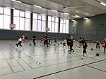 Foto vom Training mit den Fortuna Baskets (Dezember 2022)