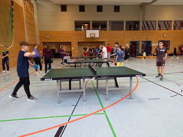 Foto der Sportprofilklasse 7ds beim „GoSportsDay“ in Hannover (März 2023)