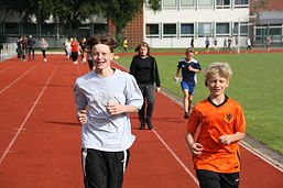 Das Foto vom Sponsorenlauf (September 2023).