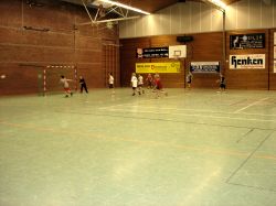 Fussball in der Halle