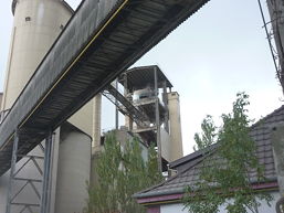 Foto von der Besichtigung der Zementfabrik Holcim in Altkirch