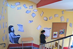 Foto von Arbeiten der Seminarfächer 'Konzepte zur Gestaltung des öffentlichen Raums' (Schuljahr 2010/11)