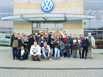 Vor dem VW-Werk in Poznań
