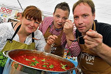 Foto vom Food-Festival am TGG